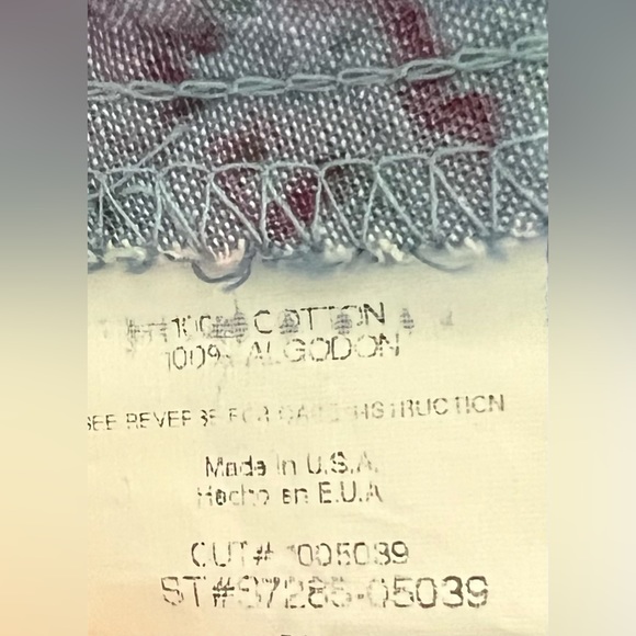 Lush Women's Skater Skirt Floral Blue Pink (M) - Picture 12 of 13